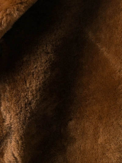 LISKA CHIRON REVERSIBLE OVERSIZED COAT - 棕色
