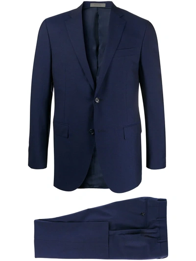 Shop Corneliani Two-piece Virgin Wool Suit In Blue