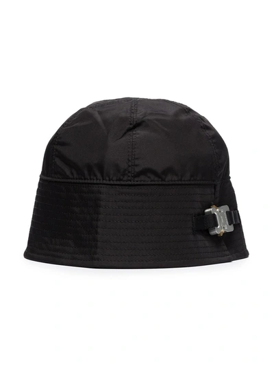 Shop Alyx Buckle-detail Bucket Hat In Black