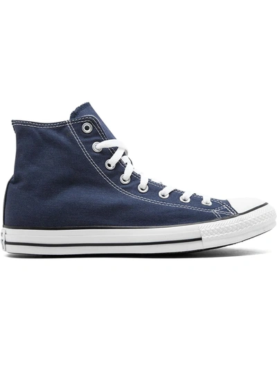 Shop Converse Chuck Taylor All Star Hi "navy" Sneakers In Blue