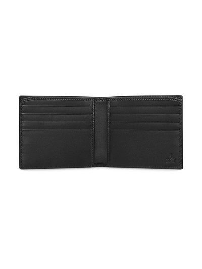 Shop Gucci Gg-supreme Sylvie-web Wallet In Black