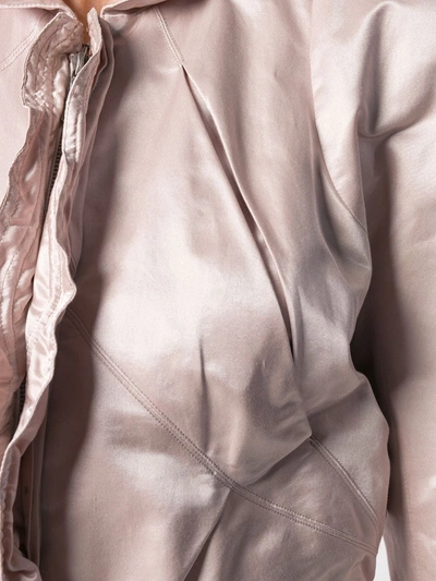Pre-owned Saint Laurent 修身夹克与半身裙套装 In Pink