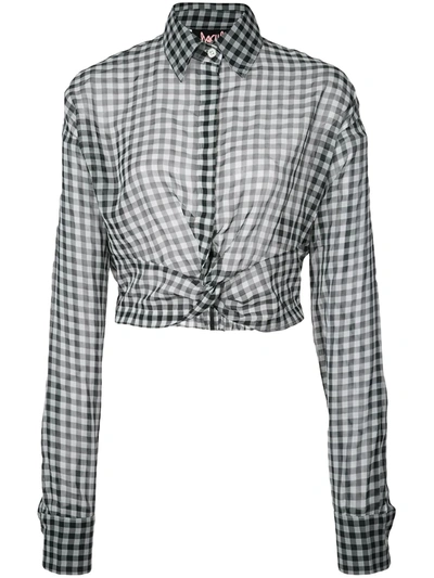 Shop Haculla Plaid Blouse In White