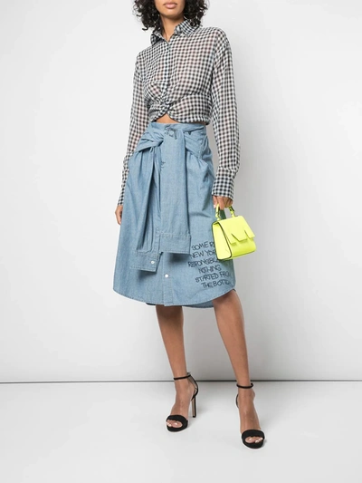 Haculla Plaid Blouse In White