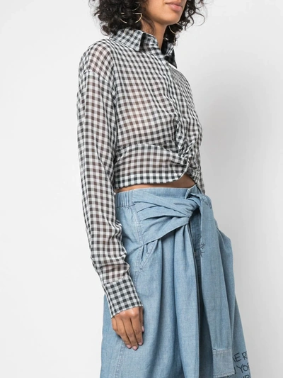 Haculla Plaid Blouse In White