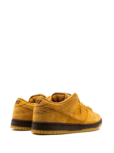 Shop Nike Dunk Low Pro "wheat Mocha" Sneakers In Brown
