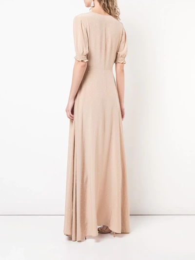 Shop Diane Von Furstenberg Avianna Maxi Dress In Neutrals