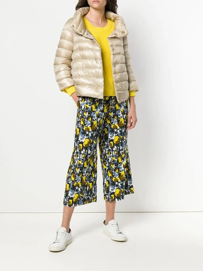 HERNO SHORT PADDED JACKET - 中性色