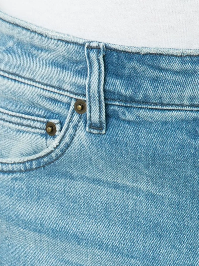 Shop Ksubi Chitch Ripped Slim-fit Jeans In Blue