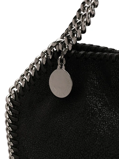 Stella Mccartney Micro Falabella Tiny Tote Bag In Black