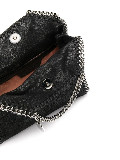 Stella Mccartney Micro Falabella Tiny Tote Bag In Black