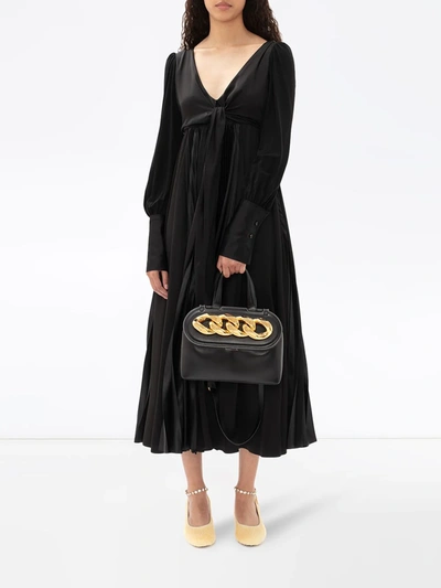 Jw Anderson Rolo Chain Tote Bag In Black