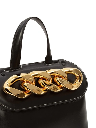 Jw Anderson Rolo Chain Tote Bag In Black