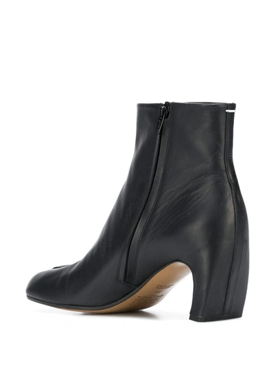 Shop Maison Margiela Tabi Ankle Boots In Black