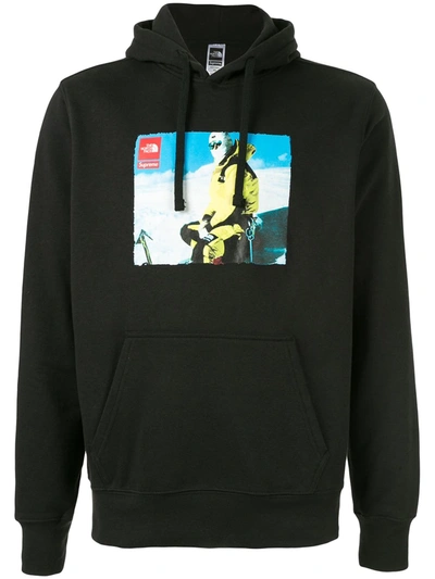 Shop Supreme X The North Face Photo-print Hooded Sweatshirt In Black