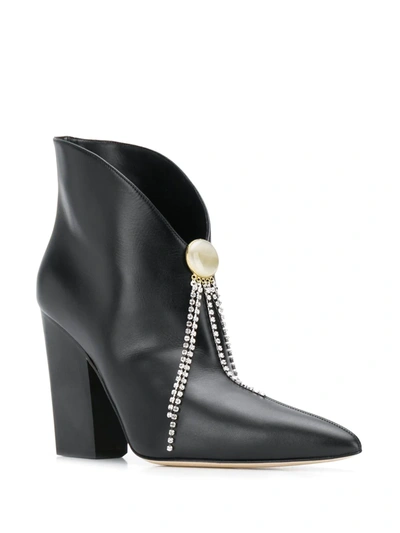 Shop Magda Butrym Belgium Ankle Boots In Black