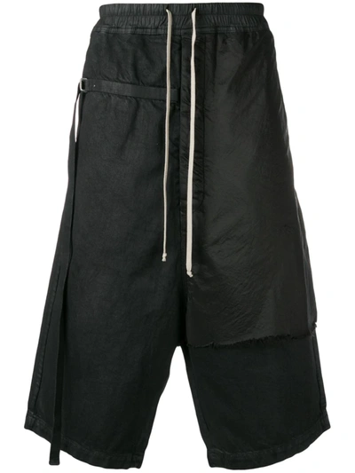 Shop Rick Owens Drkshdw Drop-crotch Shorts In Black