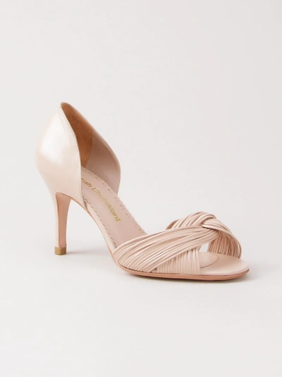 Shop Sarah Chofakian Leather Sandals In Neutrals