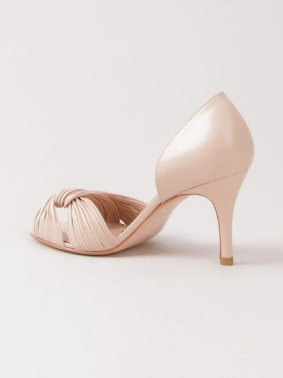 Sarah Chofakian Leather Sandals In Neutrals
