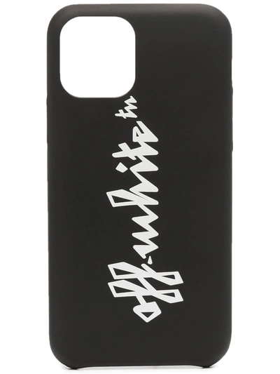 Shop Off-white Logo-print Iphone 11 Pro Case In Black