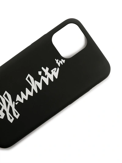 Shop Off-white Logo-print Iphone 11 Pro Case In Black