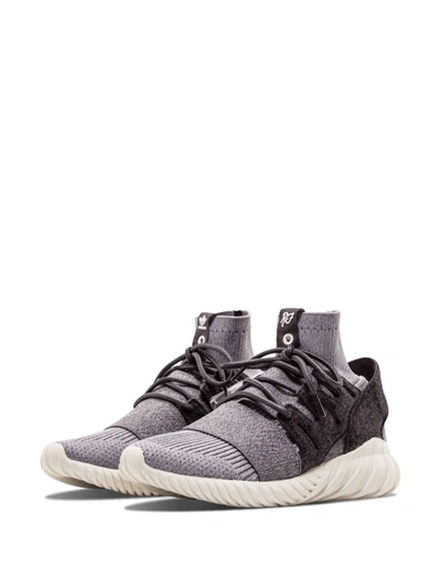 Adidas Originals Tubular Doom Pk Kith Sneakers In Grey