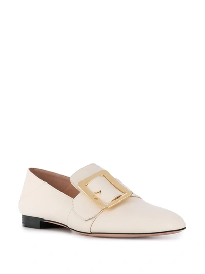 Shop Bally Janelle Loafers In Neutrals