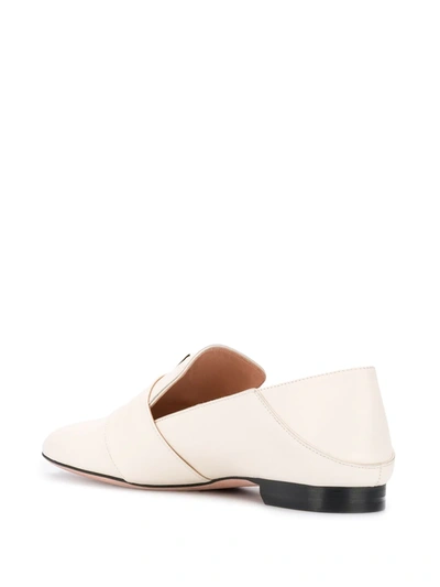 Shop Bally Janelle Loafers In Neutrals