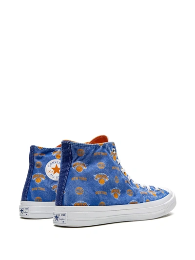 Shop Converse X Nba Chuck 70 Hi "ny Knicks" Sneakers In Blue