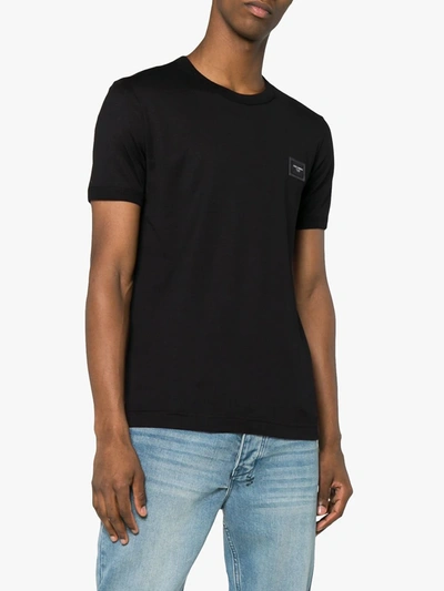 Shop Dolce & Gabbana Small Logo T-shirt In Black