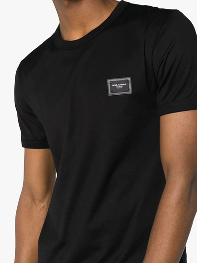 Shop Dolce & Gabbana Small Logo T-shirt In Black