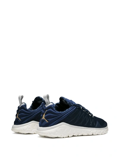 Shop Jordan Flight Flex "derek Jeter" Sneakers In Blue