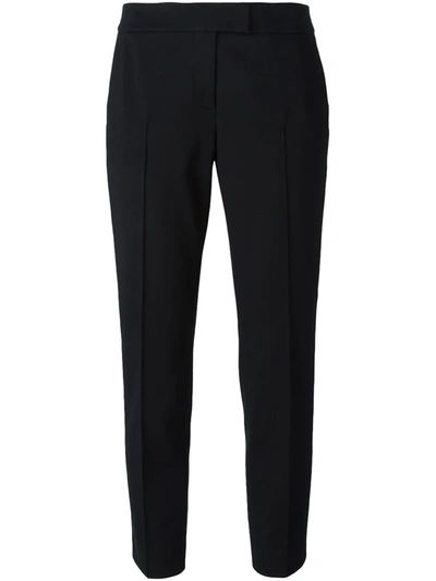 Shop Akris Cropped Trousers In Black