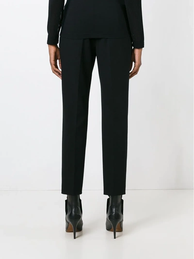 Shop Akris Cropped Trousers In Black