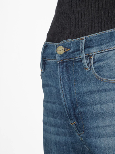 Shop Frame Core Slim-fit Jeans In Blue