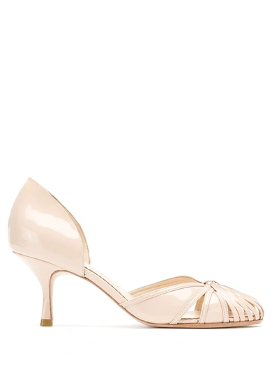 Sarah Chofakian Sarah Leather Pumps In Neutrals