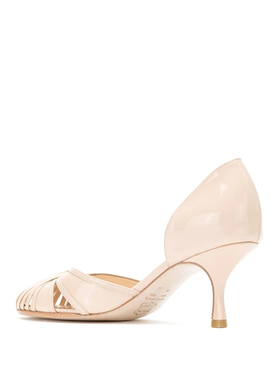 Sarah Chofakian Sarah Leather Pumps In Neutrals