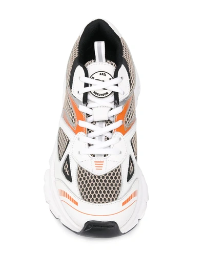 Axel Arigato Marathon Runner Leather And Mesh Sneakers In White