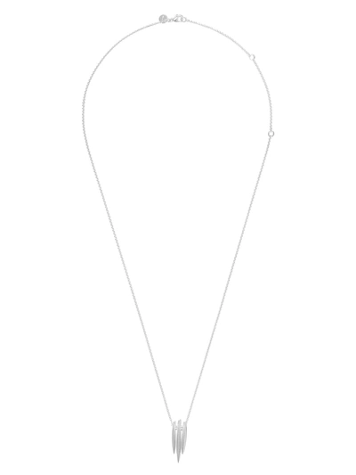 Shop Shaun Leane Triple Arc Necklace In Sterling Silver