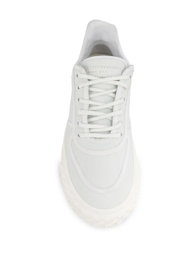 Shop Giuseppe Zanotti Blabber Low-top Sneakers In White