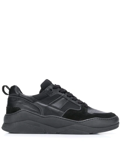 Shop Ami Alexandre Mattiussi Thick Sole Low Trainers In Black