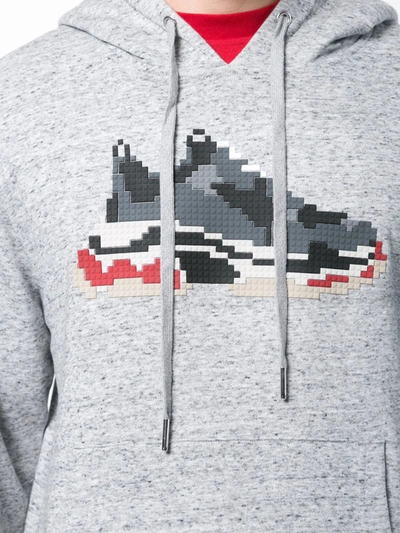Shop Mostly Heard Rarely Seen 8-bit Dadcore Print Hoodie In Grey