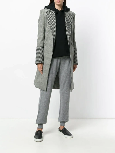 Shop Barrie Romantic Timeless Cashmere Jogging Trousers In Grey