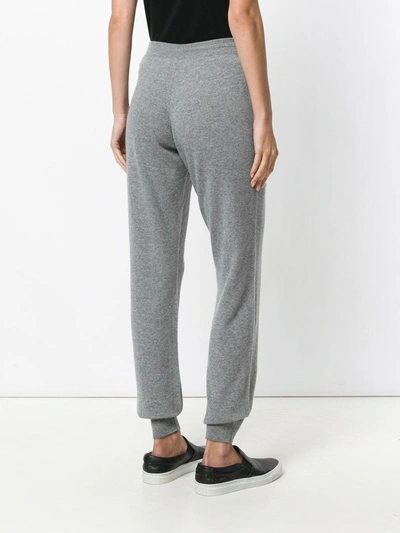 Shop Barrie Romantic Timeless Cashmere Jogging Trousers In Grey