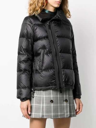 Shop Sacai Puffer Down Jacket In Black