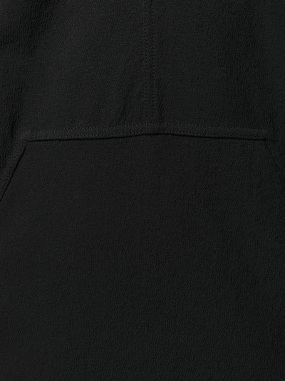Shop Rick Owens V-neck Midi Dress In Black