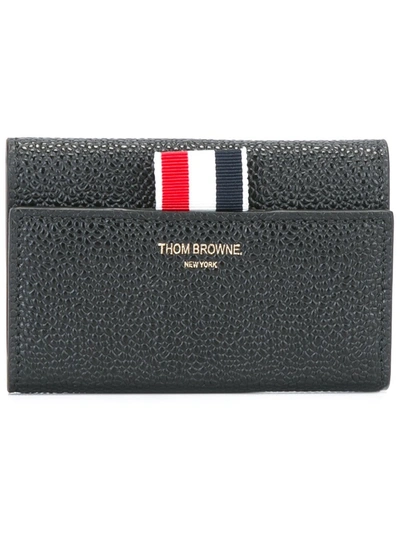Shop Thom Browne Key Wallet In Black