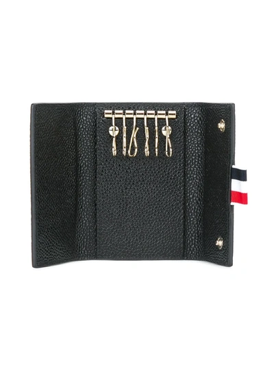 Shop Thom Browne Key Wallet In Black