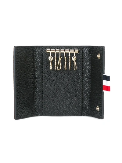 Thom Browne Key Wallet In Black