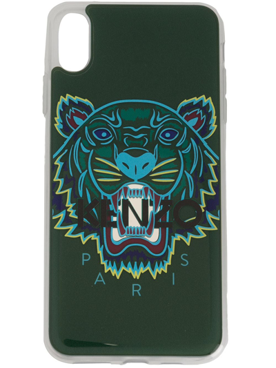 Shop Kenzo Tiger Iphone Xs Max Case In Green